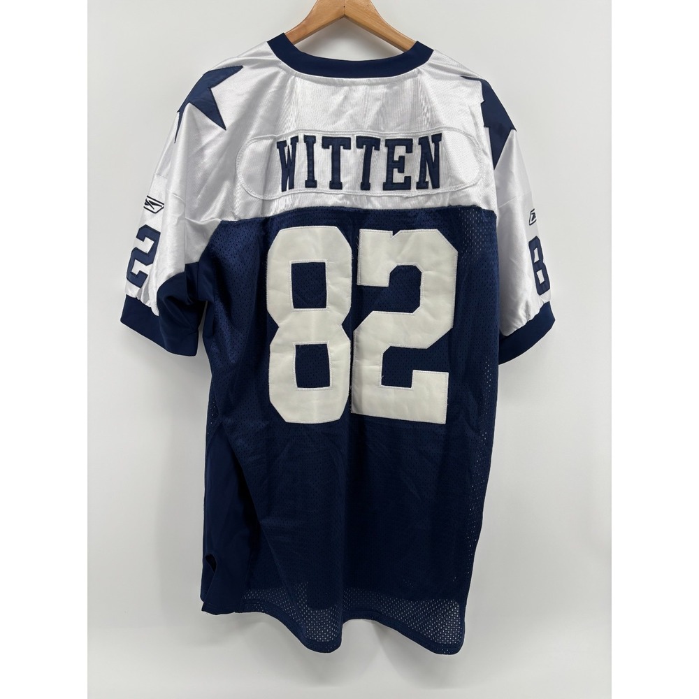 Dallas Cowboys Reebok NFL Gridiron Classic Jersey Men's 54 Blue Jason Witten #82